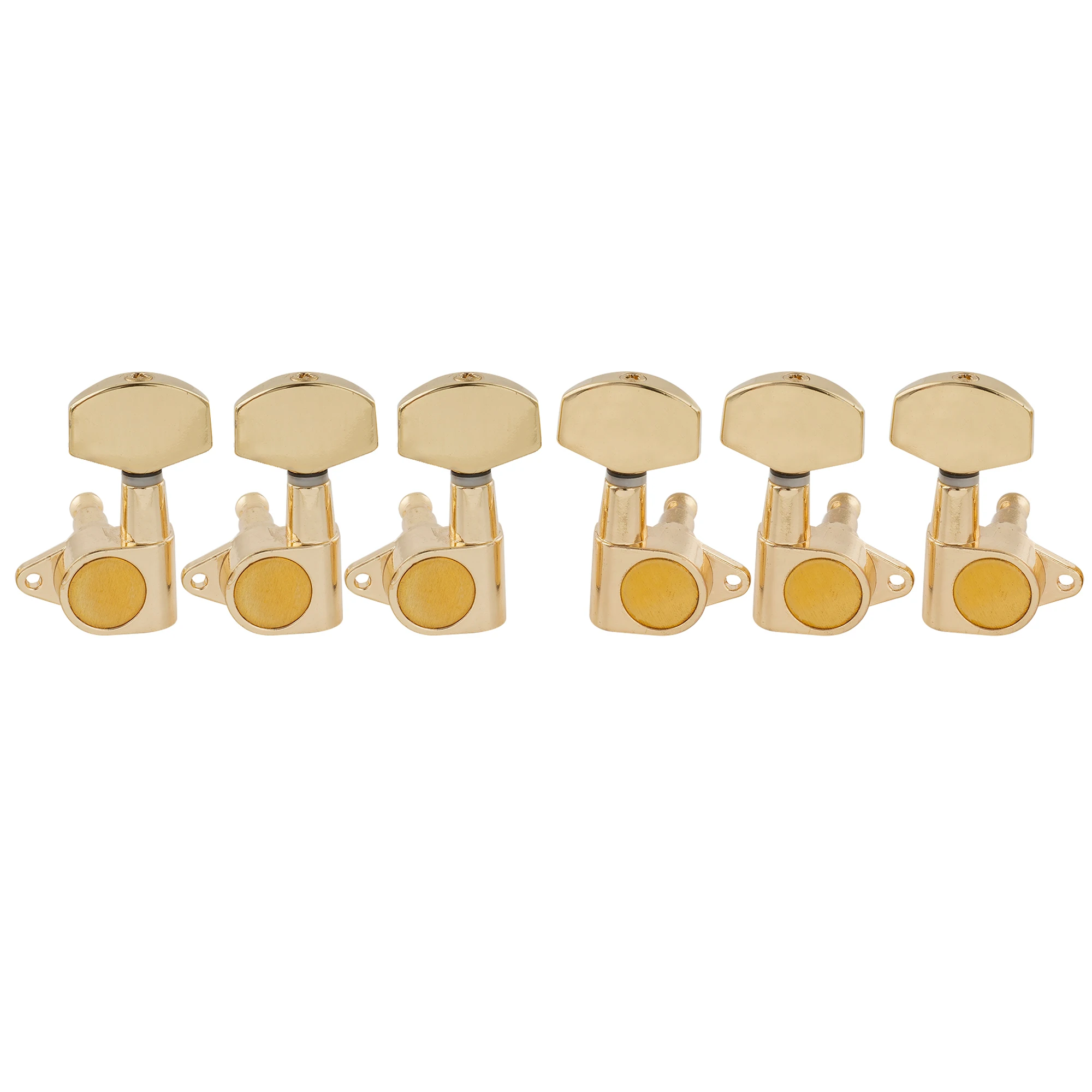 Musiclily Pro R15J 3R3L 15:1 Ratio Full Sealed Machine Heads Tuners Tuning Pegs Keys for Acoustic Electric Guitar