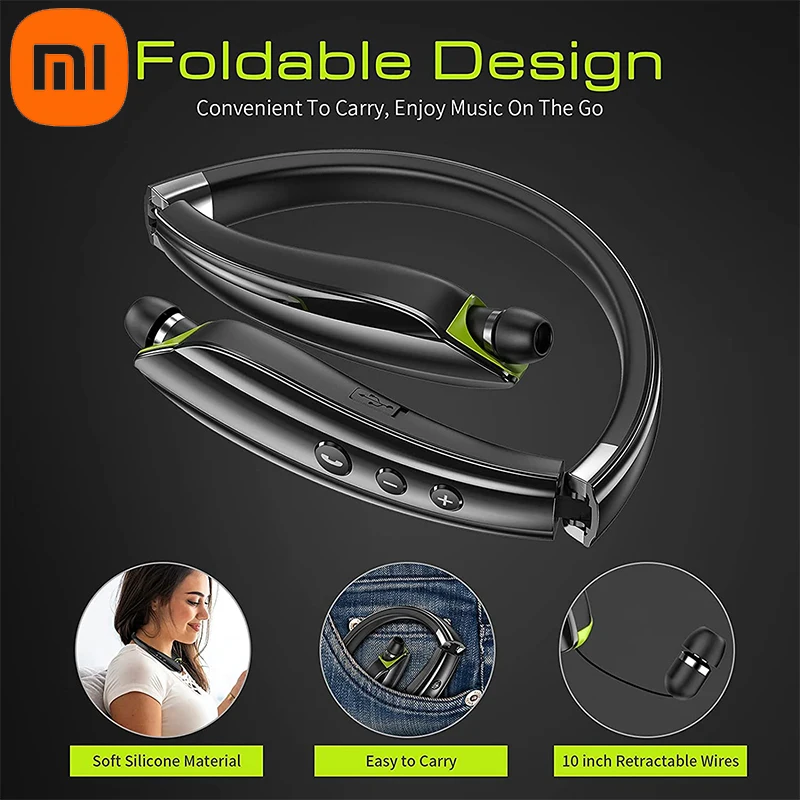 Xiaomi SX-991 Sans Fil Bluetooth Casque Président kband Pliable Écouteurs Rétractables Antibruit Hifi Stéréo Écouteurs