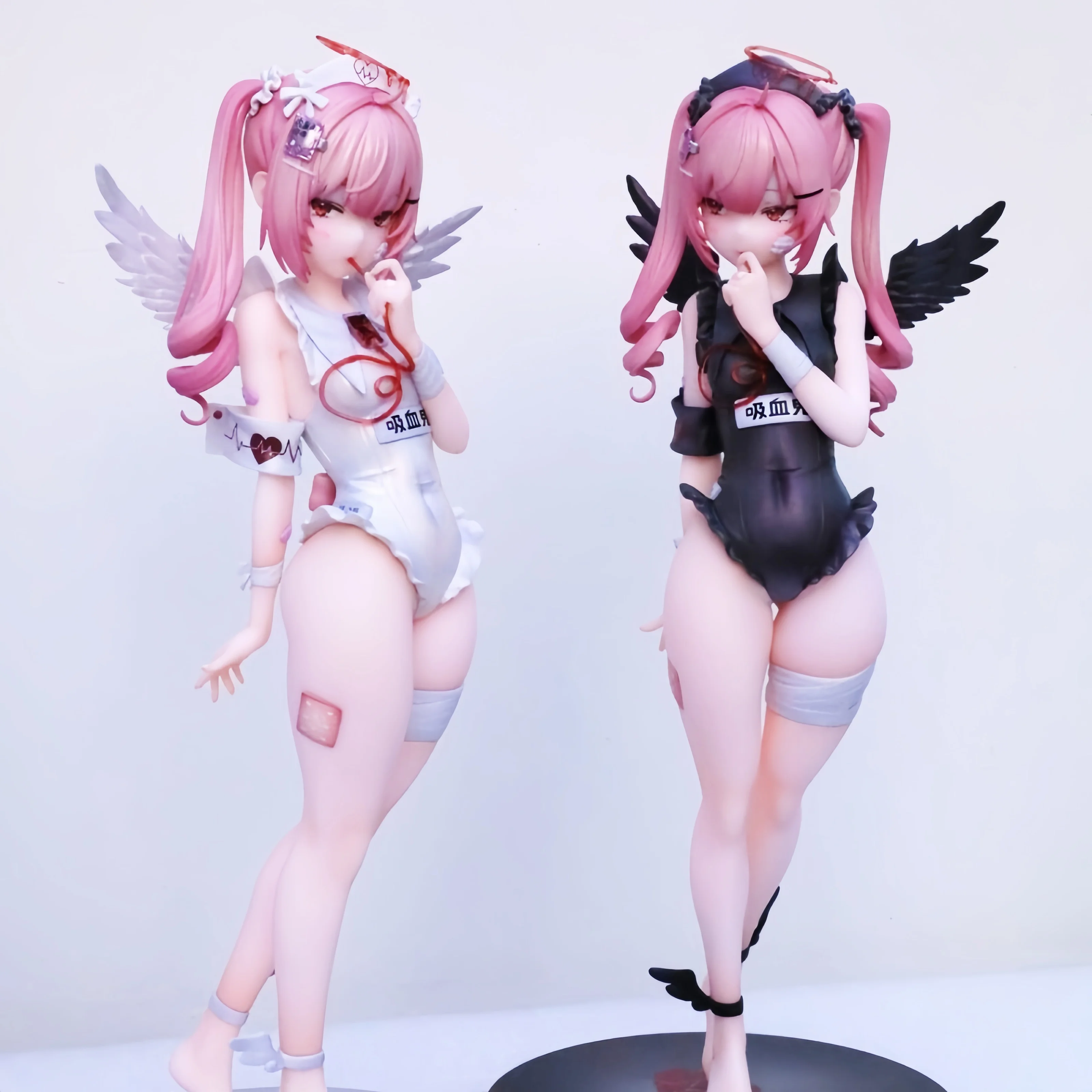 

Новые пуговицы Bibi Minarai Nurse Tsukiyomi Ai Anime Girl ПВХ Actiong фигурка игрушки Высокое качество статуя Коллекционная модель куклы подарки