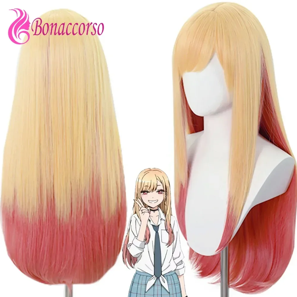 Marin Kitagawa Anime Cosplay Wig Synthetic Long Straight Wig My Dress-Up Darling Comic-Con Coser Wig High Quality Daily Party