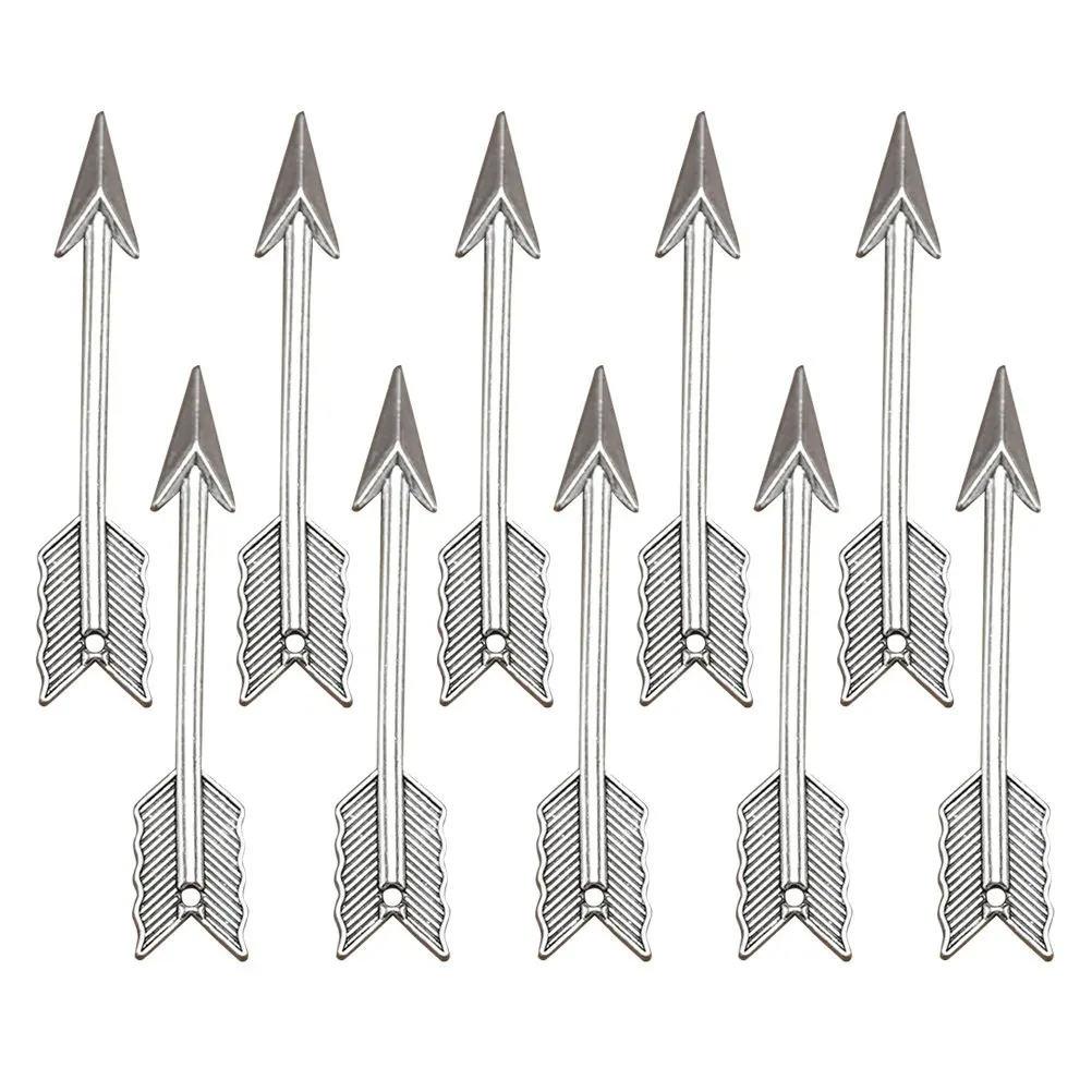 

10Pcs DIY Alloy Pendant Charms Set Retro Style for Necklace Bracelet Anklet Keychain Jewelry Making Accessories