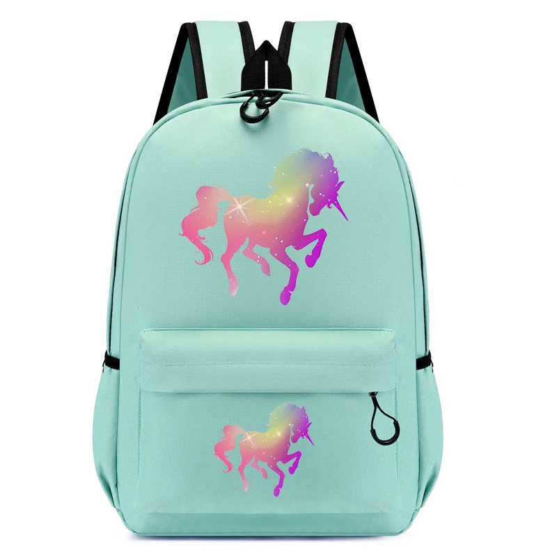 New Unicorn Animal Backpack Cartoon Trendy School Bags Girl Bookbag Kawaii Children Bookbag Travel Bagpack Fashion Backpack Bags