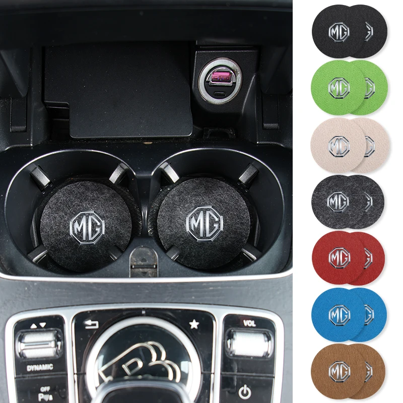 Car Cup Holder Mat Console Drinks Pad Mug Coaster Mute Pad For Morris Garages MG 6 3 5 7 TF ZR ZS HS GS GT Hector RX5 RX8 350 view 2