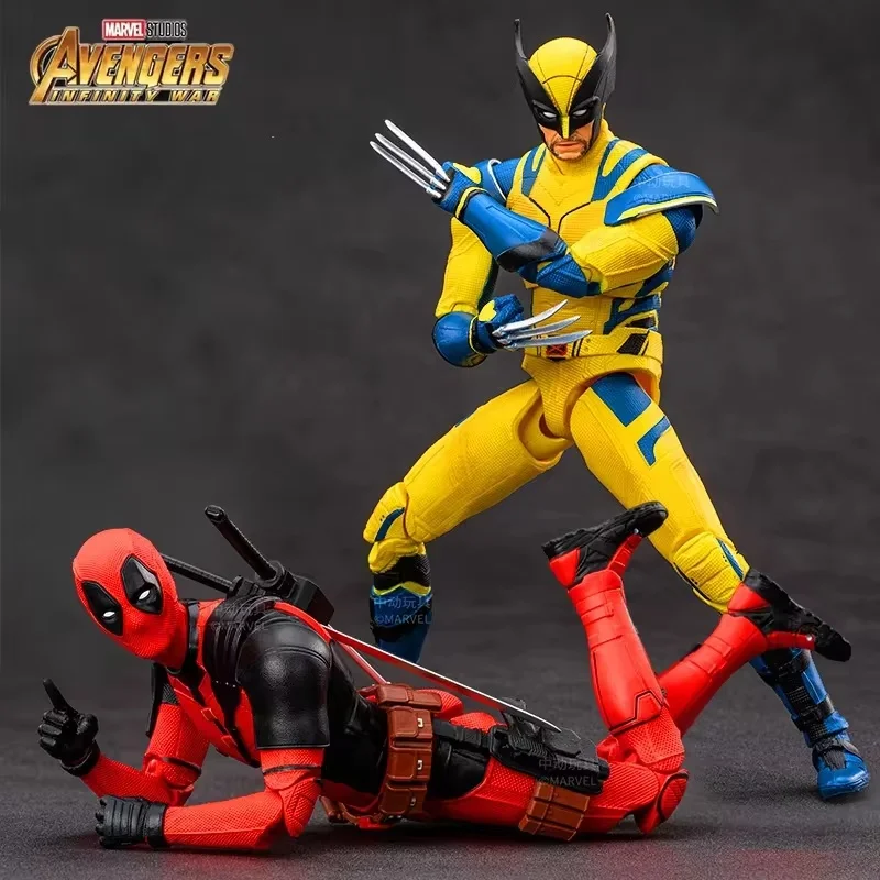 

Original Marvel Legends Deadpool Wolverine Action Figure Model Deadpool 3 Serise Zd Toys Anime Statue Figurine Gifts Kids Toys