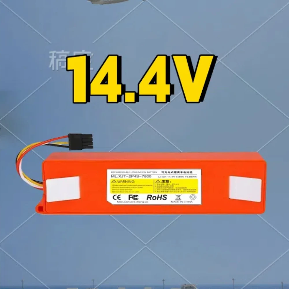 

Original14.4V Li-ion Battery RoboticVacuum CleanerReplacement Battery for Xiaomi Robot Roborock S50S51S55Accessory Spare