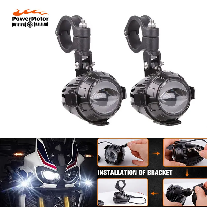 

Motorcycle LED Headlight Fog Lights Spotlight Headlamp Dirt Pit Bike Fog Lamp For BMW R1200GS F850GS 750GS 1250GS LC Adventure