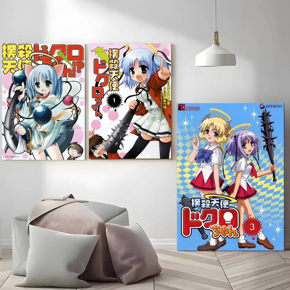 ملصق B-Bokusatsu T-Tenshi Dokuro-chan ملصقات ذاتية اللصق مناسبة لأي سطح جدار مقاوم للماء والرطوبة