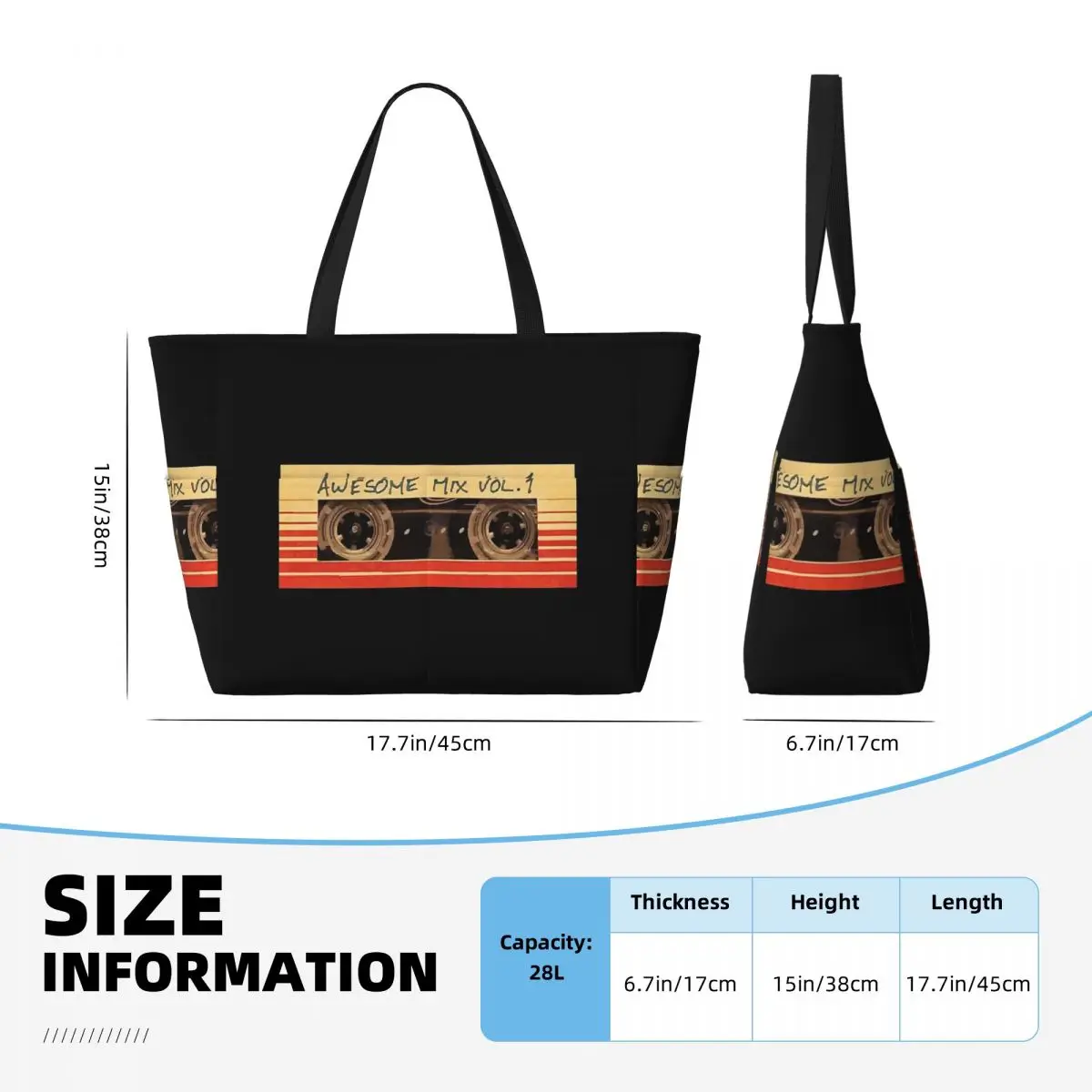 Impresionante mezcla Vol.1 bolso de playa deporte gimnasio Yoga Duffle bolso de mano grande bolso de viaje para mujer bolso de Fitness