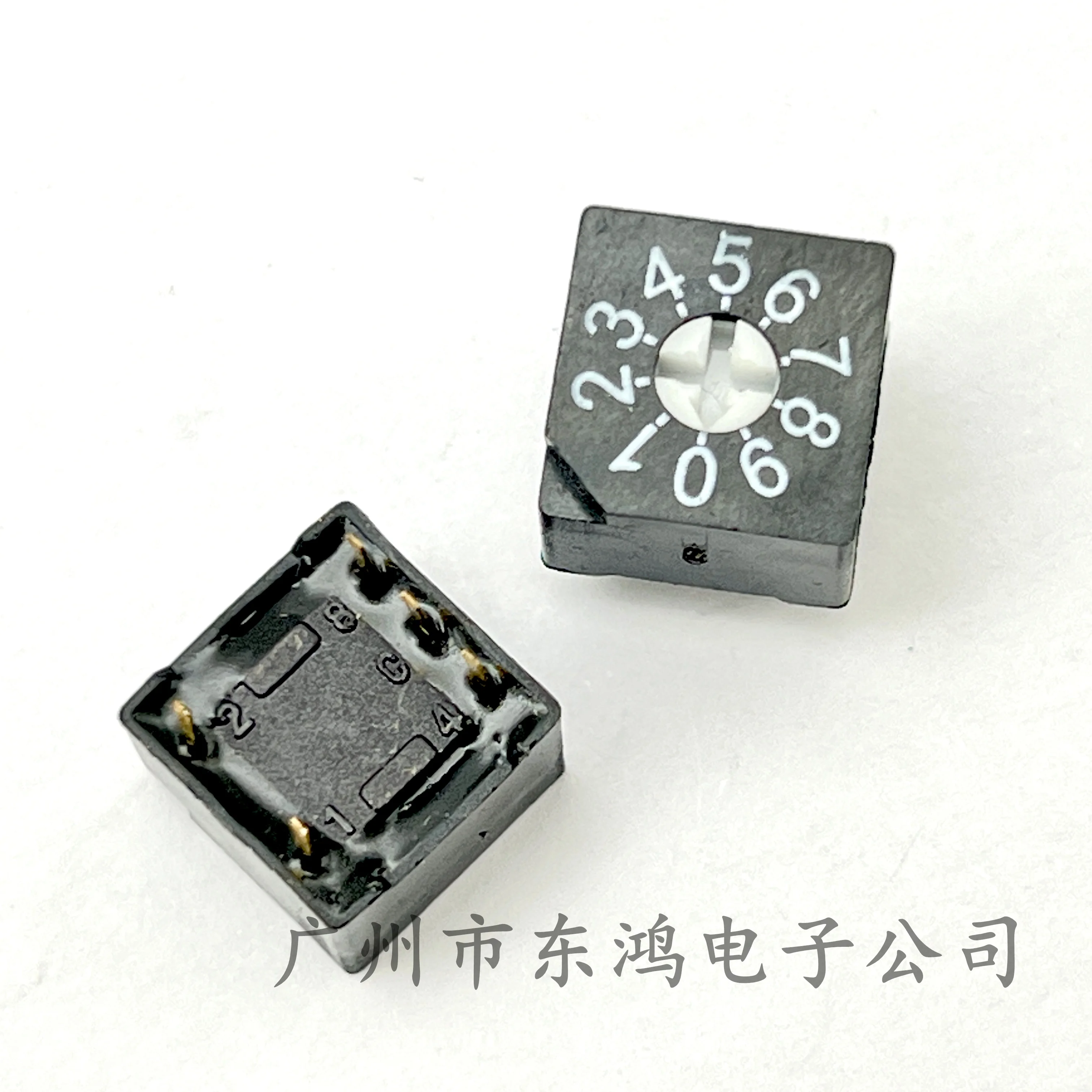 1 pcs Taiwan Yuanda digital code switch RS-10 rotary coding DIP switch 0-9 gears