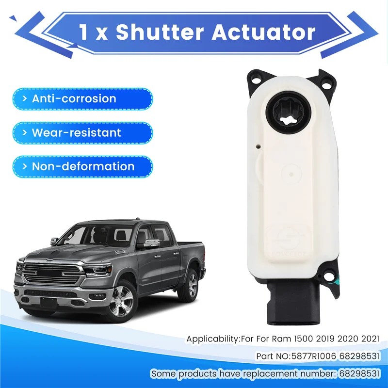 HEIßER-Für Dodge Shutter Antrieb Grille Shutter Motor 5877R1006 Für Dodge Blind Motor Für Dodge Ram 1500 2019-2021 shutter Actuato
