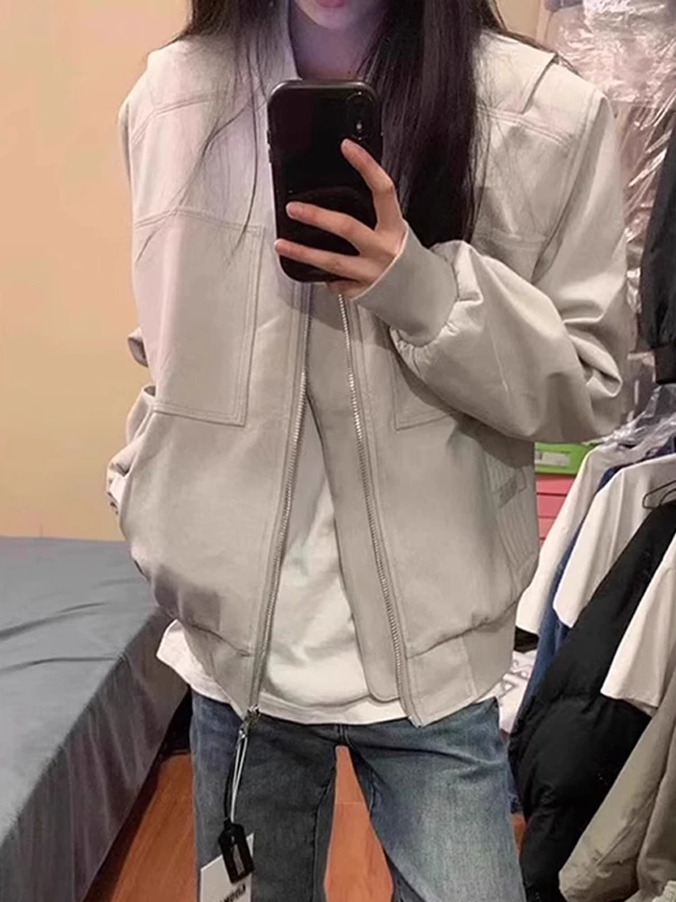 

Мужская куртка Stone ey Stand Collar Jaet в американском стиле с утепленными плечами, приталенного кроя, в бейсбольном стиле, модная осенняя верхняя одежда