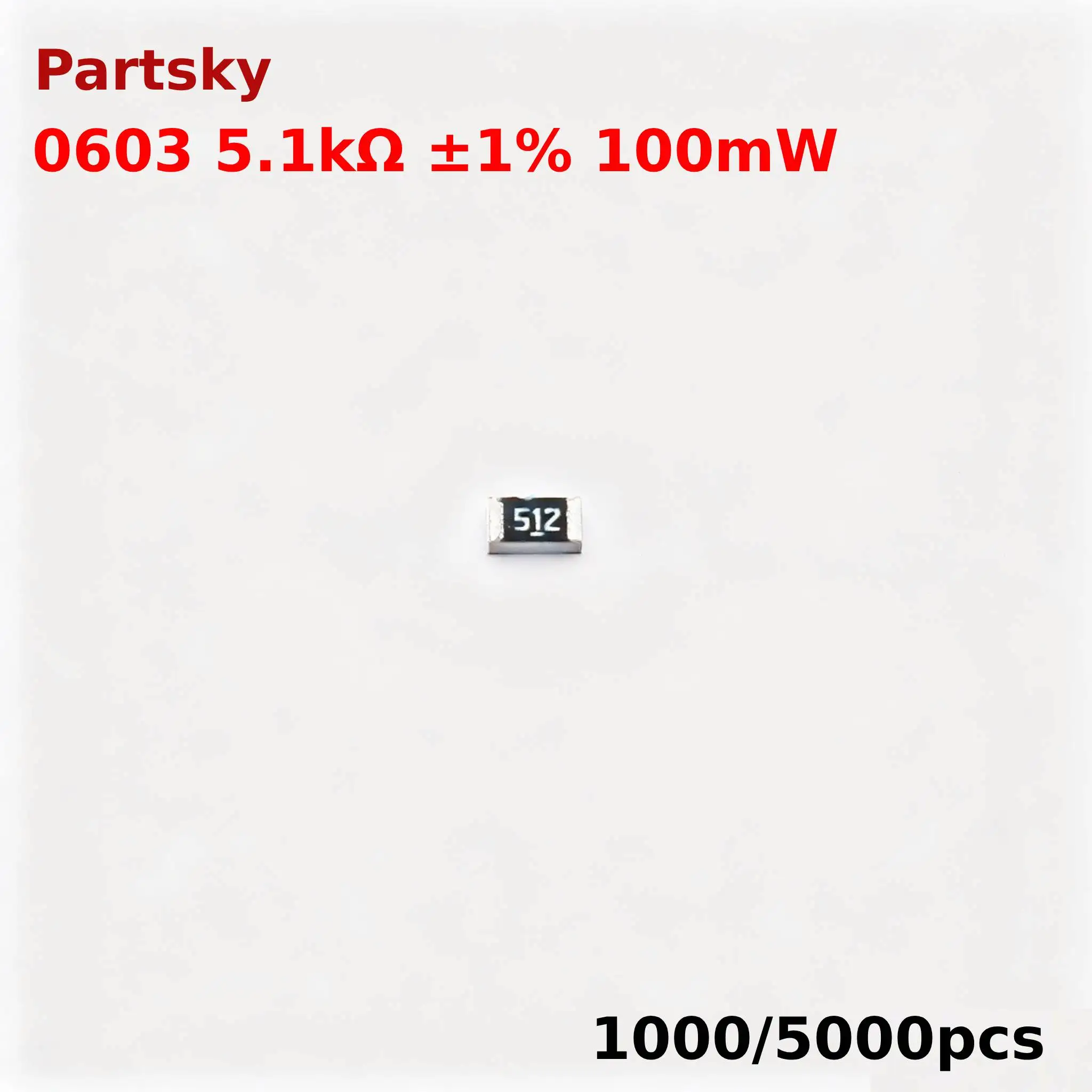 1000/5000PCS New FRC0603F5101TS 0603 5.1kΩ ±1% 100mW thick film resistor In Stock