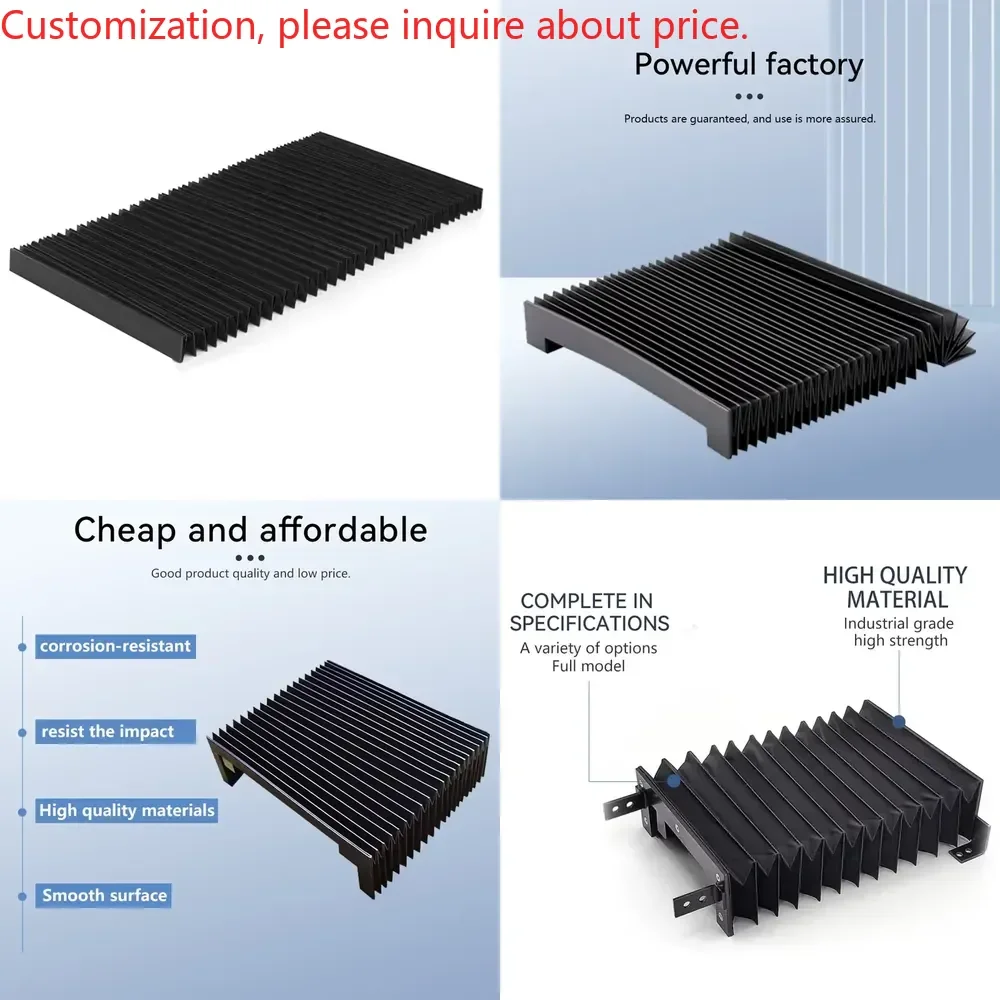 RI SHENG Accordion-Style Nylon Guard Shield Milling Machine Machining Center Linear Guides Bellows Protective Cover