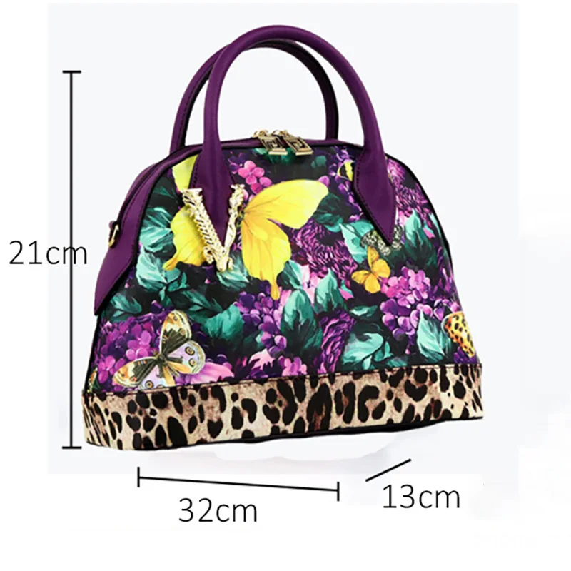 VM FASHION KISS Large Capacity Women\'s Shell Handbags 2024 European And American Printed Crossbody Bag Women Shoulder Bag