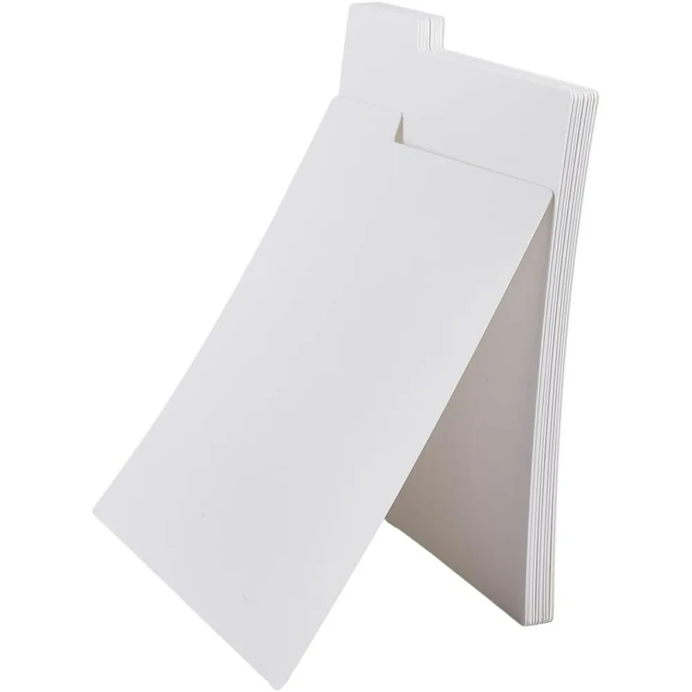 

20 шт. разделители для виниловых пластинок, объемные пластиковые направляющие для пластинок, виниловые разделители 13x12 дюймов с вкладками, белые пустые разделители для LP