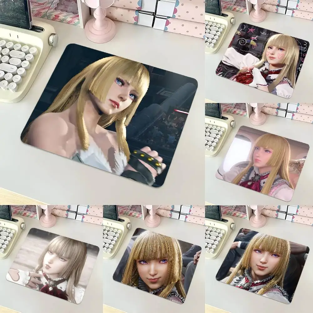 Alfombrilla de ratón pequeña para teclado, alfombrilla antideslizante para ordenador portátil, TEKKEN 7 Lili, 1 unidad