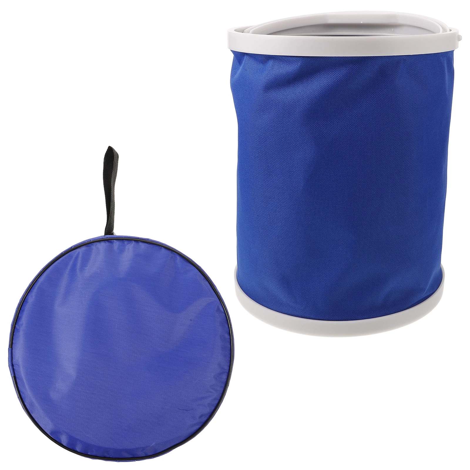 

Camping Water Bucket Foldable Portable Outdoor Picnic Container Durable Canvas Material Large Capacity Multi Purpose Gift