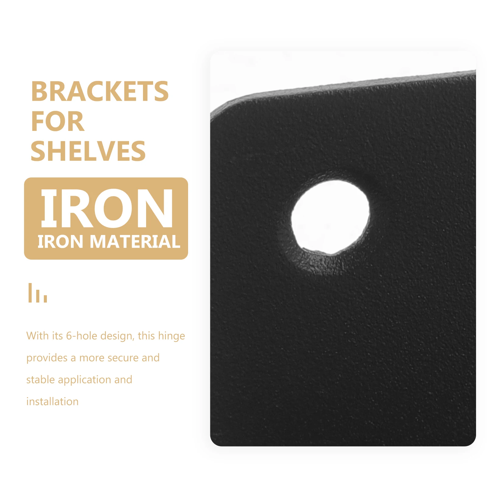 

10Pcs Compact Metal Corner Brackets Heavy Duty Shelf Supports Quick Setup Space Saving Design Shelf Brackets Corner Brace