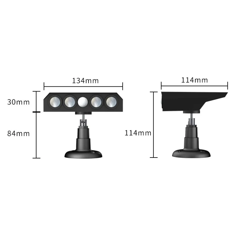 Lámpara LED Solar de pared para exteriores, iluminación luminosa inteligente resistente al agua IP65, luces solares para decoración de jardín, escaleras, valla, lámpara de luz Solar