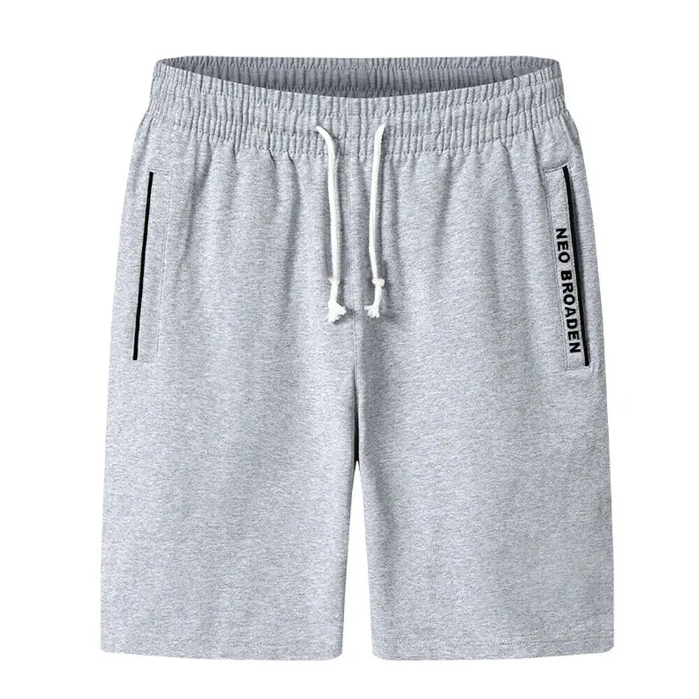 Men Summer Casual Shorts Breathable Beach Shorts Comfortable Fitness Basketball Sports Short Pants Male Loose Drawstring Shorts