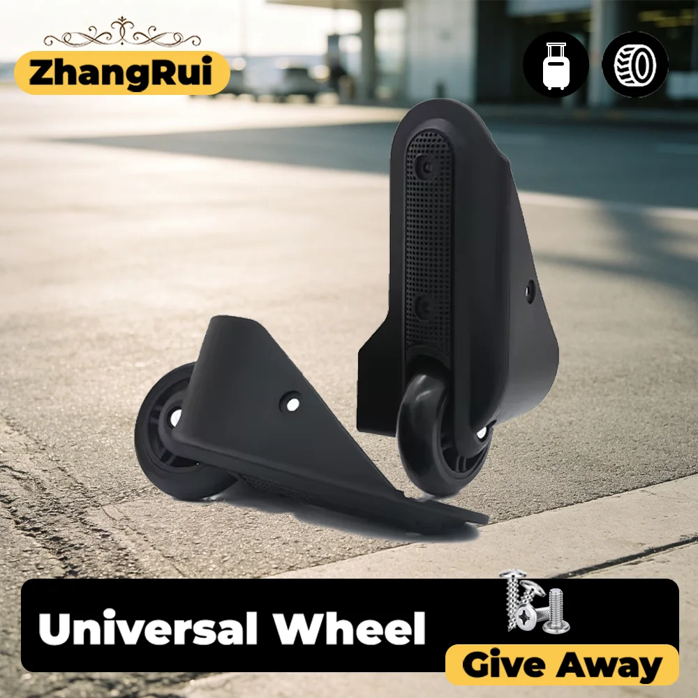 Suitable For Cloth Box D047 Universal Fixed Luggage Wheels Replacement Straight Roller For Suitcase Non-Spinner