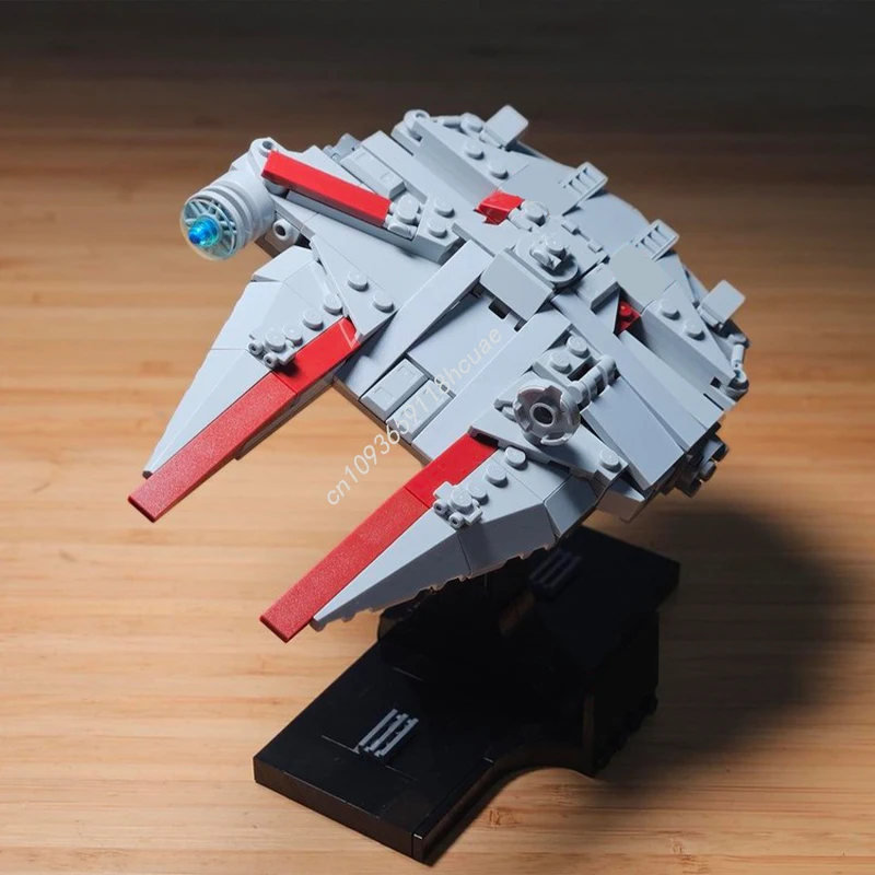 231 pçs moc acclamator falcon estrela batalha modelo blocos de construção artesanato criativo brinquedos crianças modulares presentes natal