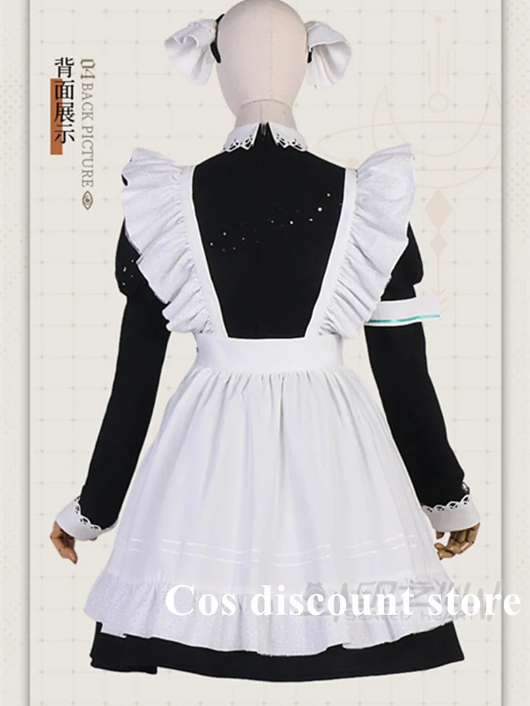 Voyager Cosplay Costume Game Reverse 1999 Lovely Maid Dress Outfit Cos Women Girl Halloween Comic-con Party Dress Suit 2024 NEW