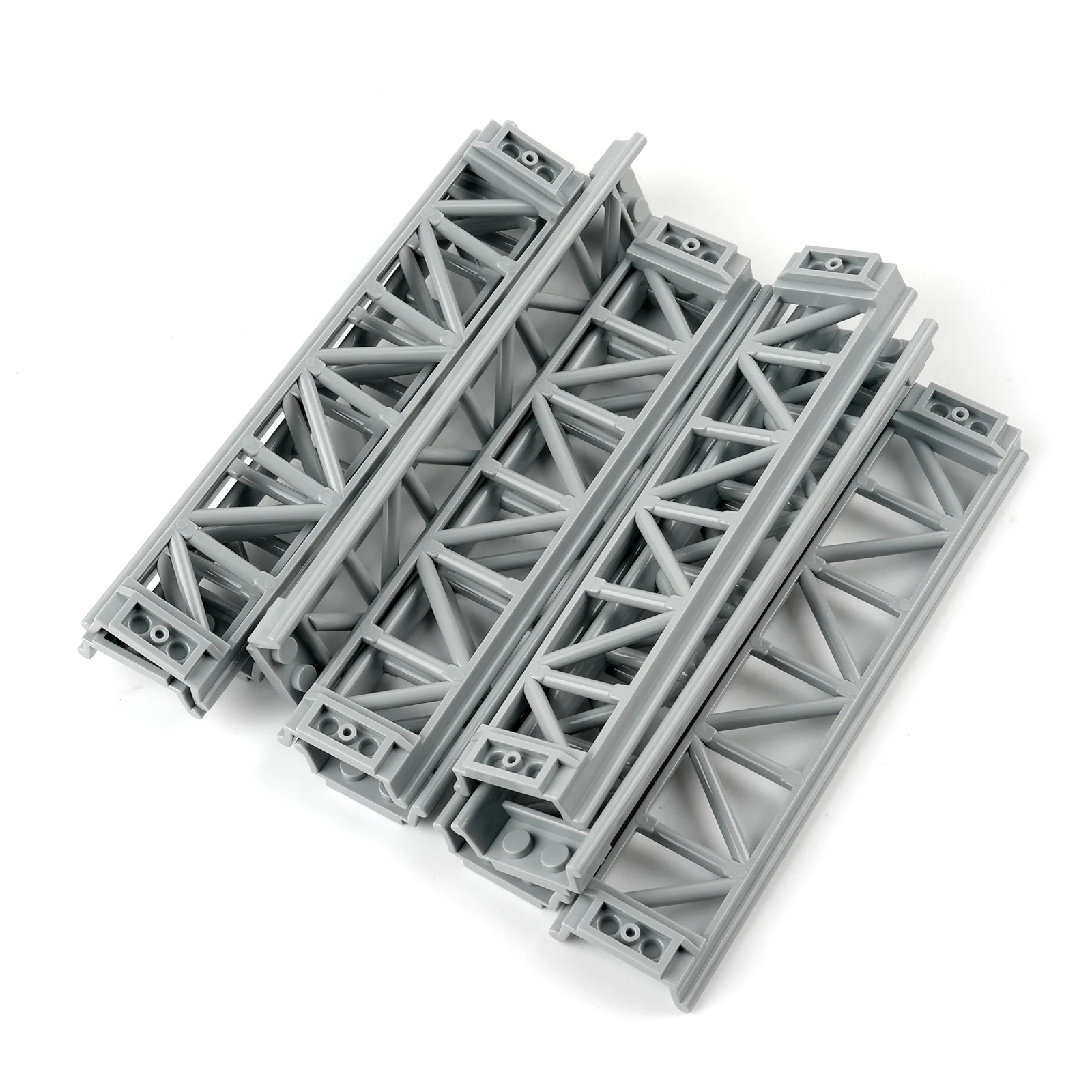MOC Roller Coaster TrackชุดBuilding Blockแชสซีรางลาดใช้งานร่วมกับ26021/26060/26559รุ่น