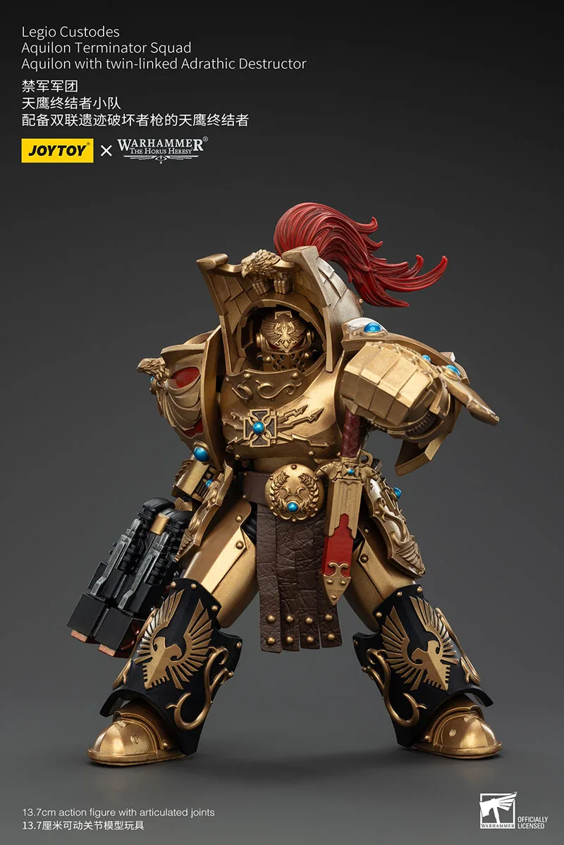 JOYTOY Warhammer 30K 1/18 Legio Custodes Aquilon المنهي فرقة عمل الشكل الجندي العسكري الصغير تمثال لعبة مجسمة