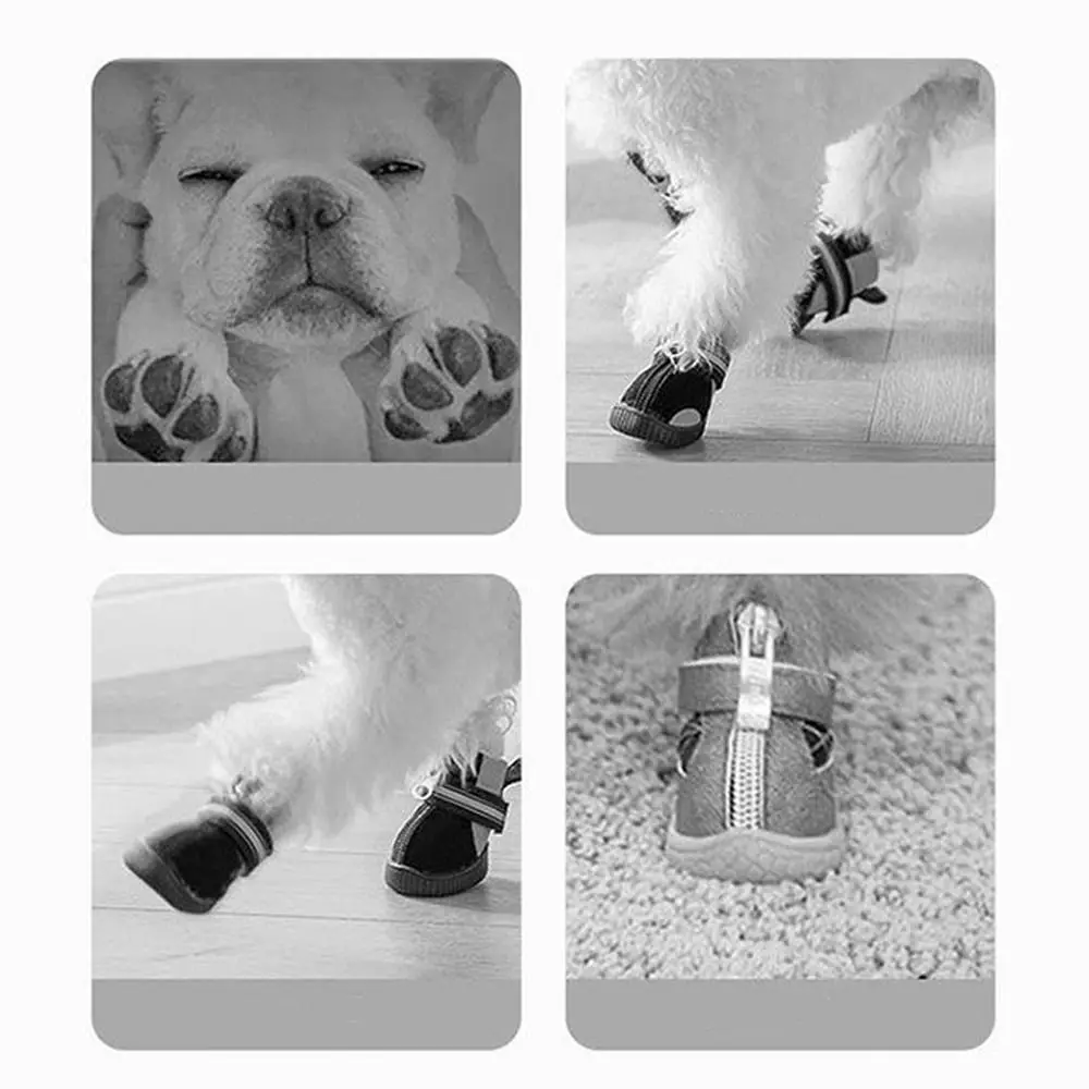 20pcs Elastic Bandage Disposable Pet Shoes New Dirt-Proof Waterproof Pet Boots Shoes Anti-dirty Going Out Dogs Sock Pet