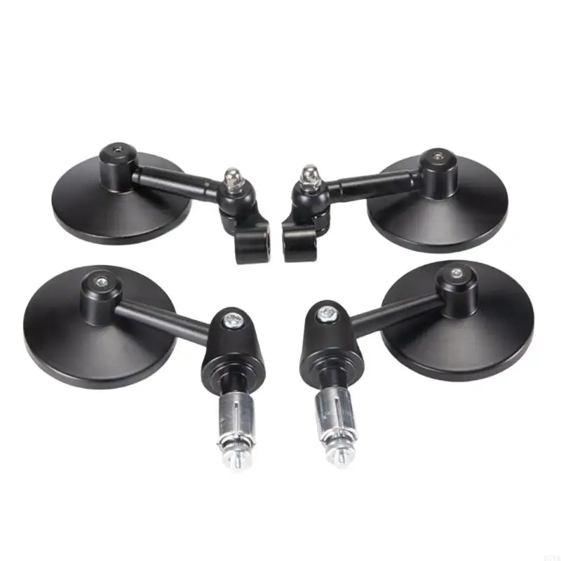 Retro Folding Rear View Mirrors Strong Strength Aluminum Motorcycle Side Mirrors Providing Wide Visibilit for Motorcycles D7YA
