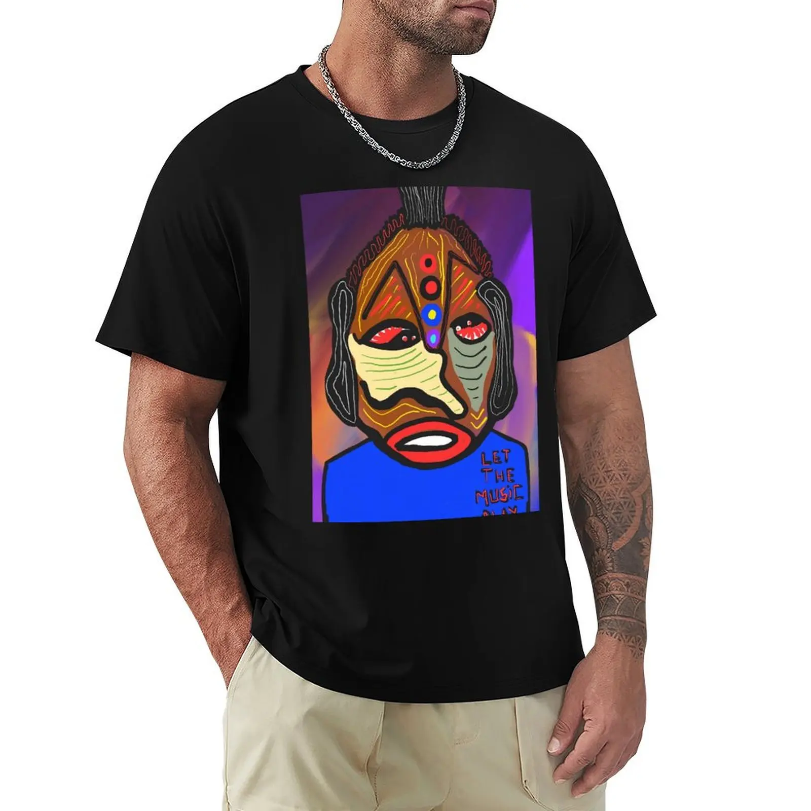 

Let The Music Play X T-Shirt Breathable Lightweight Summer Top