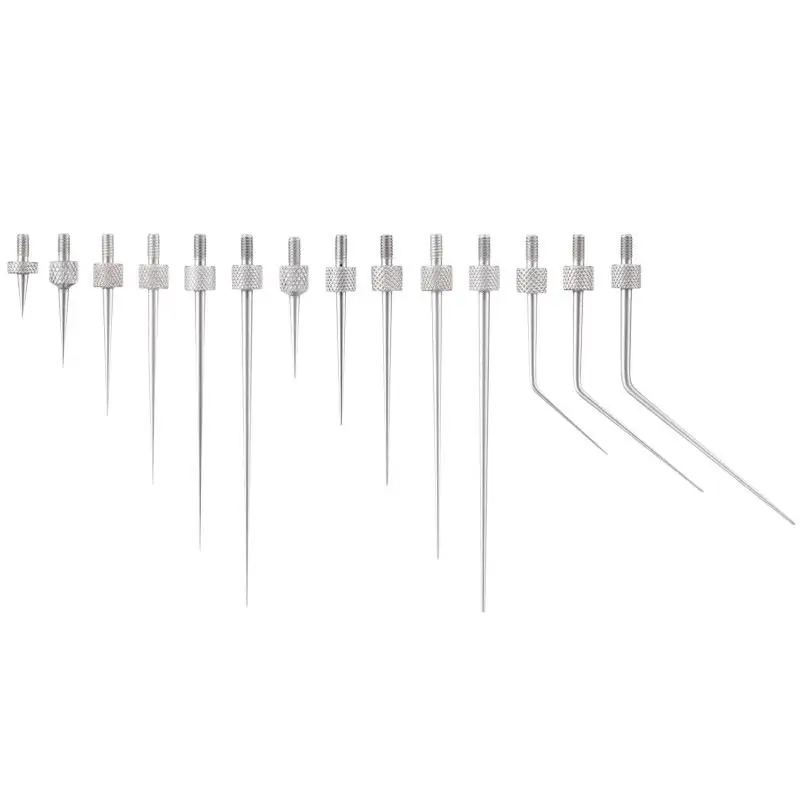 New1pc M2.5 Thread Needle Diameter HSS Dial Test Indicator Contact Point Pointed Needle Dial Indicator Tool Parts 45degree
