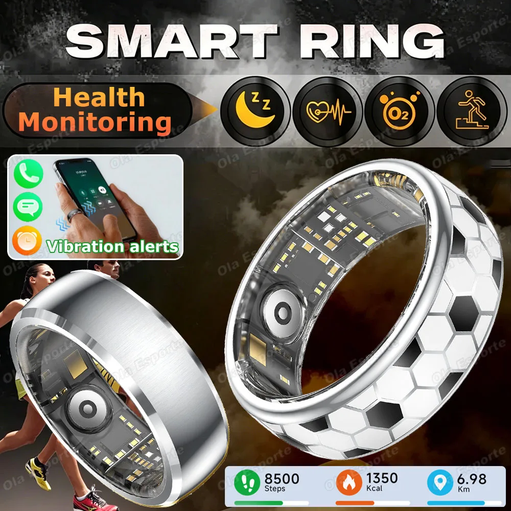 Ola Esporte Smart Ring Vibrationsalarme Gestensteuerung Videos Nachrichten Alarme Vibration Herzfrequenz Gesundheitsüberwachung Smartring