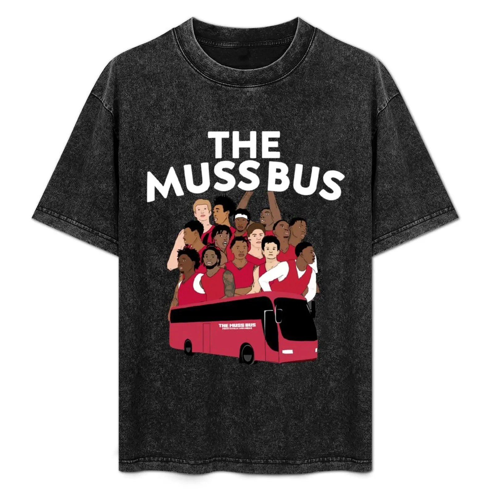 

Muss Bus T-Shirt Work Basic Short Sleeve Top