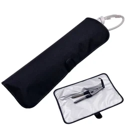 Heat Resistant Flat Iron Case Portable Hair Straightener Pouch Curling Iron Travel Cover Bag for Hair Straightener Flat Iron 