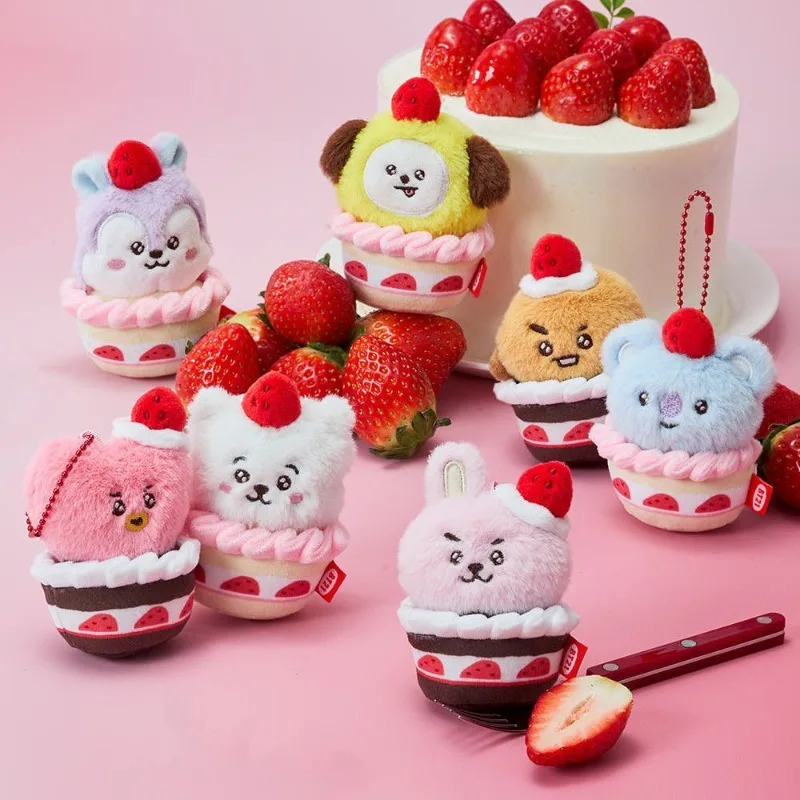 BT21 Cooky und Koya Anhänger Neues kreatives Cartoon- und niedliches modisches personalisiertes tragbares Schlüsselanhänger-Accessoire für Studentenrucksäcke – Detail 3