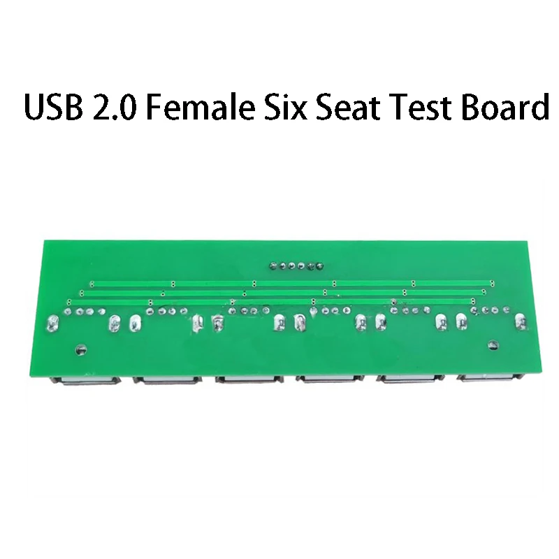 1PC USB 2.0 Mother Seat Six USB2.0 In One Test Board Has Been Soldered With The Seat Adapter Board PCB