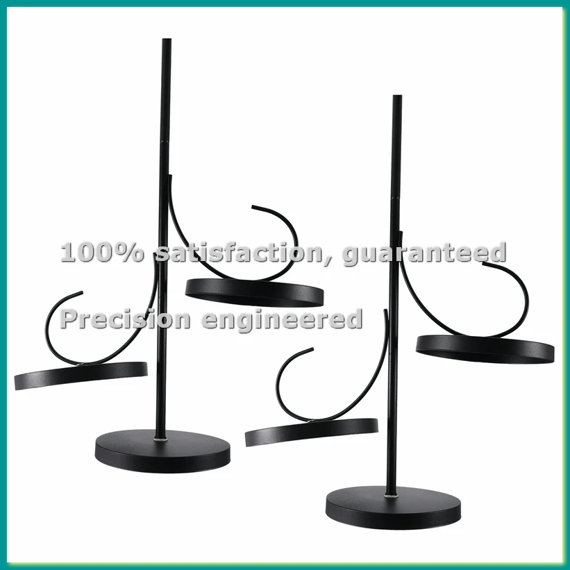 Black Triple Christmas Tree Decorative Candlestick Christmas Candlestick Indoor Bedroom Tableware Kitchen-A46I
