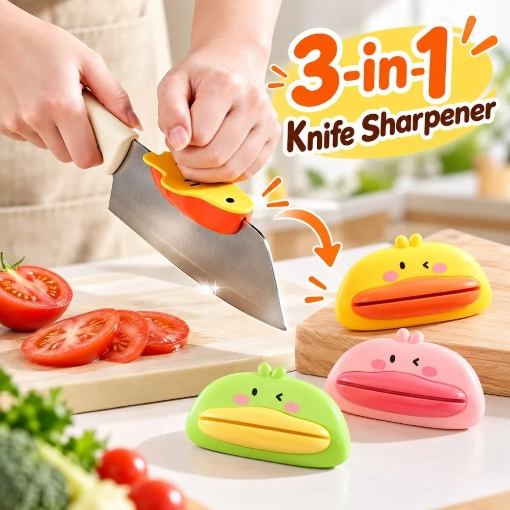 Compact Kitchen Knife Tap Helper Hand Protection 3-in-1 Knife Back Tool Labor Saving Anti-Stick Cutting Kitchen Hand Guard