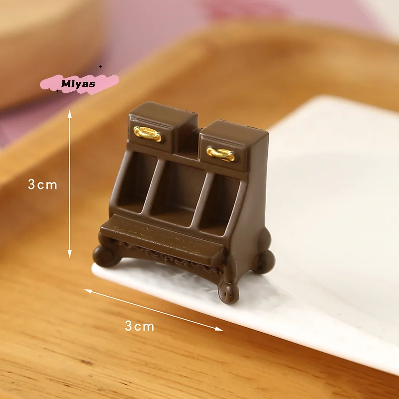 Miniature 1/12 Scale Dollhouse Living Room Furniture Set Simulation Model Ornament for Dolls House Pretend Play Scene Decoration