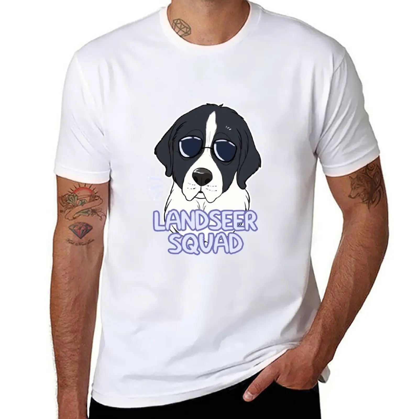 

LANDSEER SQUAD T-Shirt t shirt man plain man tshirt t shirts for man graphic vintage T-Shirt