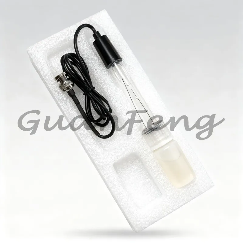 Glass PH Electrode Probe Corrosion‑Resistant Lab PH Sensor with BNC Connector for Water Testing