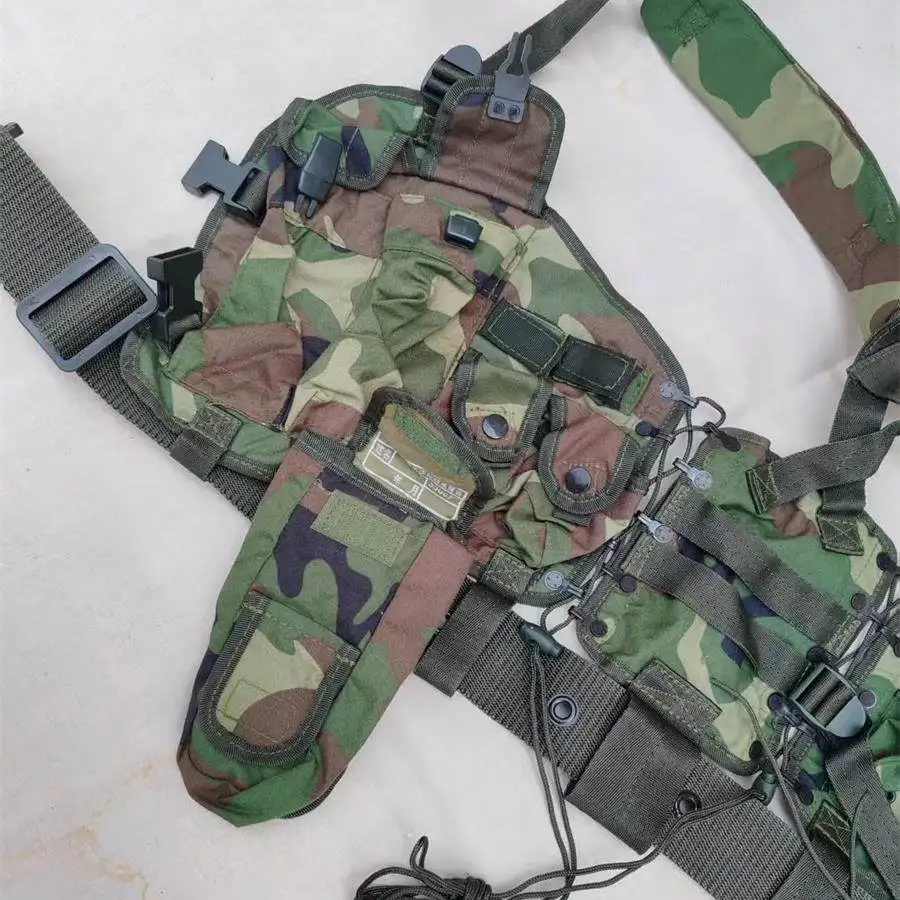 The New Classic Large Flower 9/5 Tactical Vests Include Wide Waist Belt, Scope Bag, Outdoor Training Load-bearing Chest Strap
