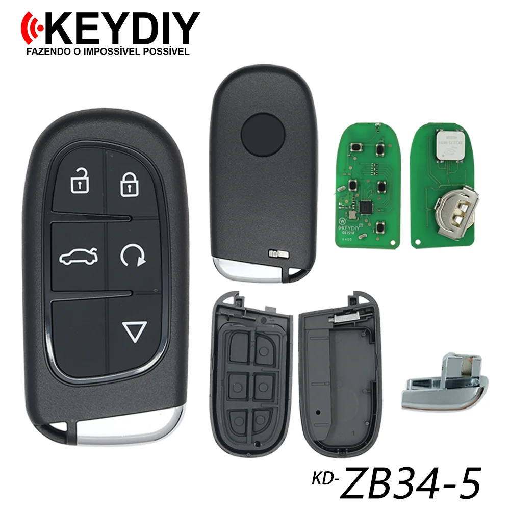 

KEIDIY KD ZB34-5 Smart Key KD900/KD200/KD900+/URG200 Remote KEY