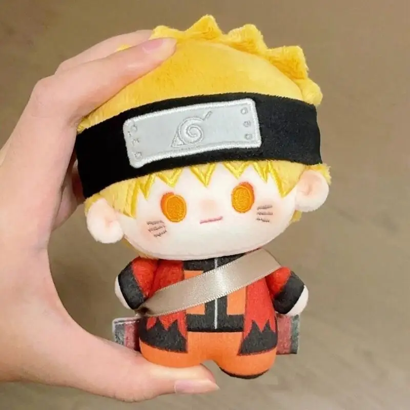 

Japanese Anime Periphery Uzumaki Naruto Standing Posture Pocket Mini Plush Dolls Desktop Decoration Anime Enthusiast Collection
