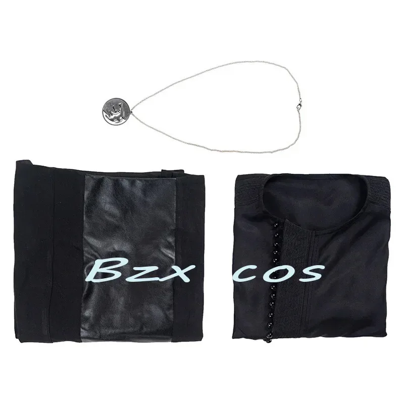 جديد ★   تلفزيون جيرالت أوف ريفيا تأثيري لباس غير رسمي قميص الرجال بدلة سوداء هالوين كرنفال زي مخصص NX9479 ★   2025 تشي ☆