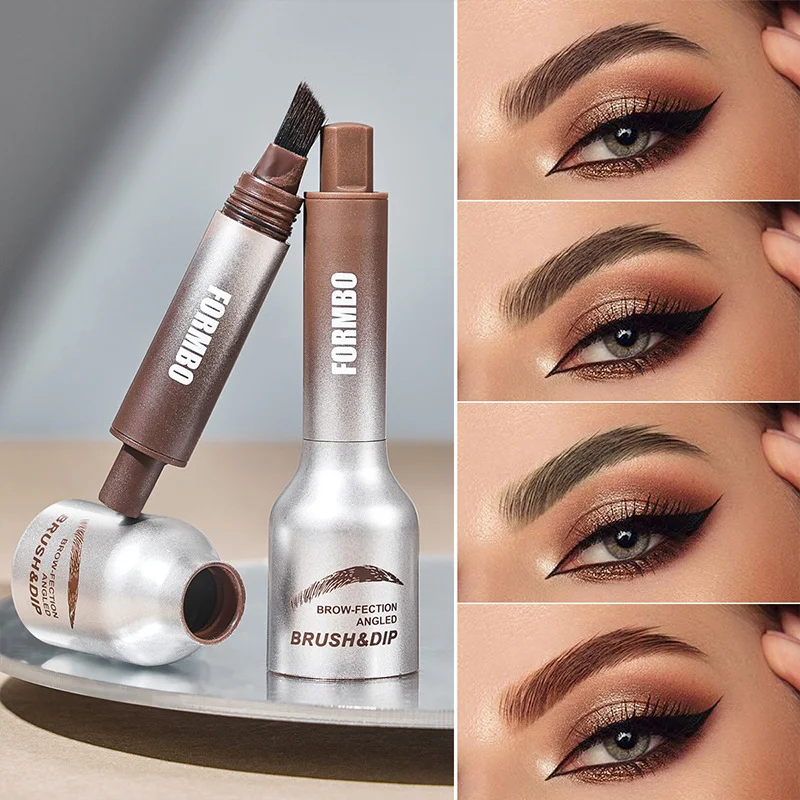 Valentinstagsgeschenk wilder Augenbrauen Samt dreidimensionaler Augenbrauenstift FORMBO Haarfärbemittel Eyeliner Gel großer Bürstenkopf