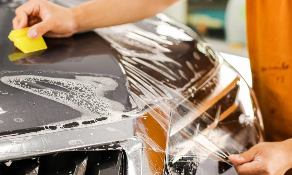Glossy Transparent  TPU PPF Car Wrap Paint Protection Film Invisible Scratch Resistant Anti-Yellowing Hydrophobic