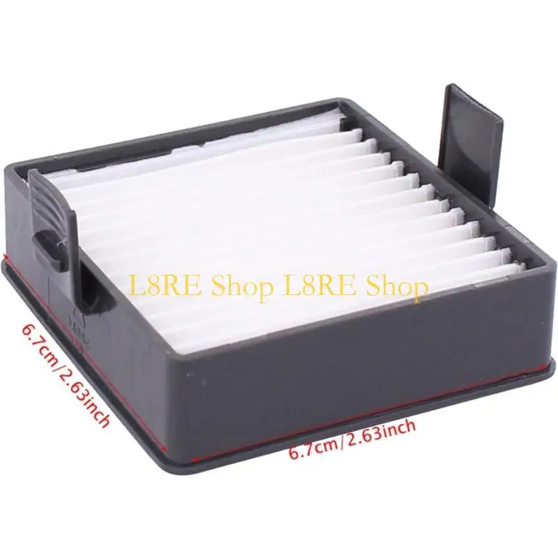L8RE 1 مجموعة مرشح مجمع الغبار الفراغي لـ P712 P713 P714K مرشحات نظافة الفراغ 4pcs بديل بالفرشاة #6